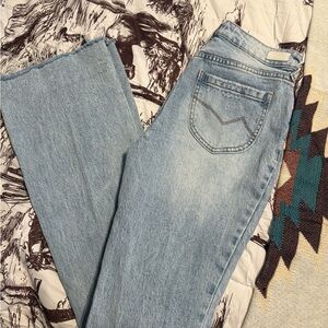 Stylish Light Blue Women's Boot Cut Jeans